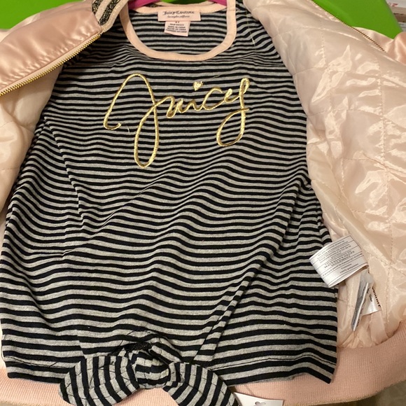 Juicy Couture | Blush Heart Three-Piece Jacket Set Girls Size 4T NWT - Picture 5 of 6